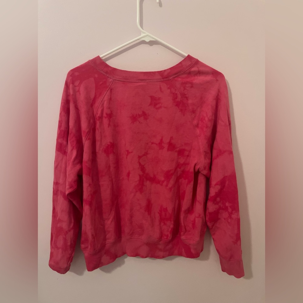 Old navy pink tye dye crewneck